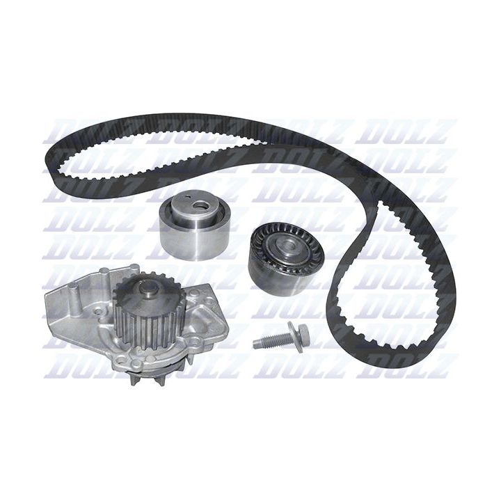 Vandens siurblio ir paskirstymo diržo komplektas DOLZ KD007
