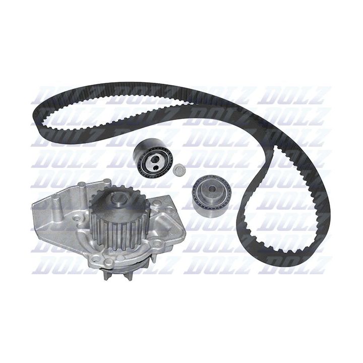 Vandens siurblio ir paskirstymo diržo komplektas DOLZ KD008