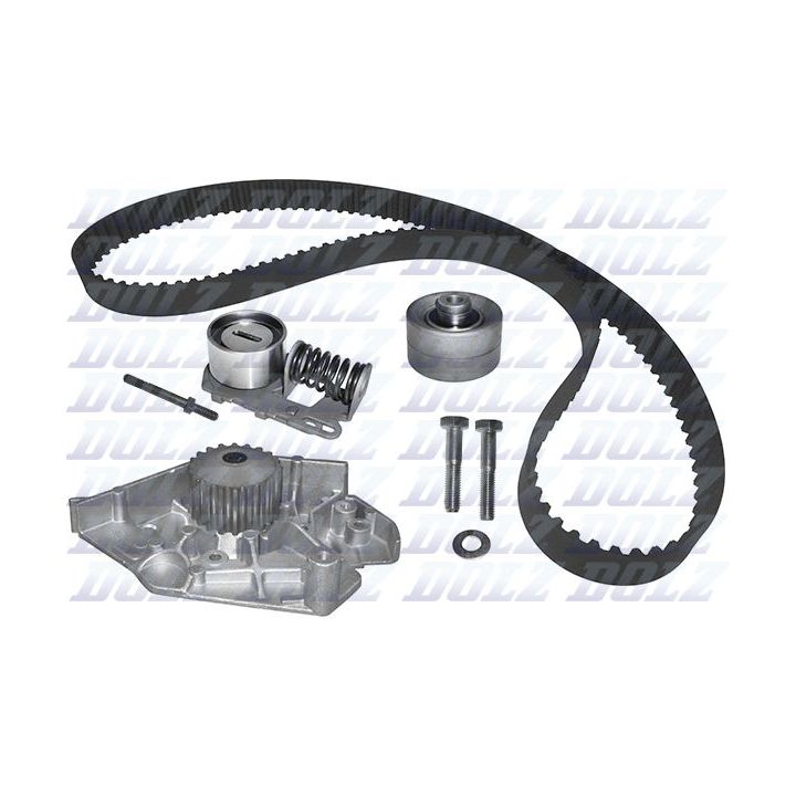 Vandens siurblio ir paskirstymo diržo komplektas DOLZ KD009