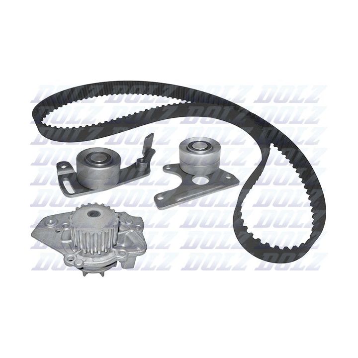 Vandens siurblio ir paskirstymo diržo komplektas DOLZ KD011