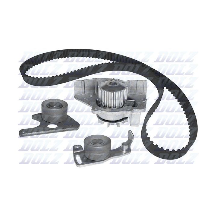 Vandens siurblio ir paskirstymo diržo komplektas DOLZ KD012