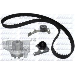 Vandens siurblio ir paskirstymo diržo komplektas DOLZ KD023