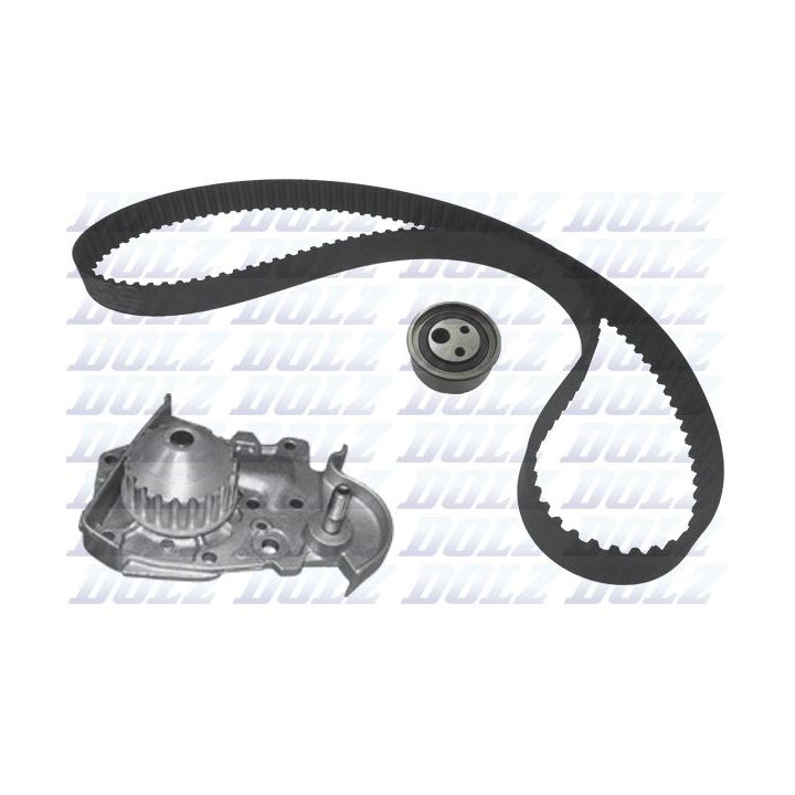 Vandens siurblio ir paskirstymo diržo komplektas DOLZ KD066