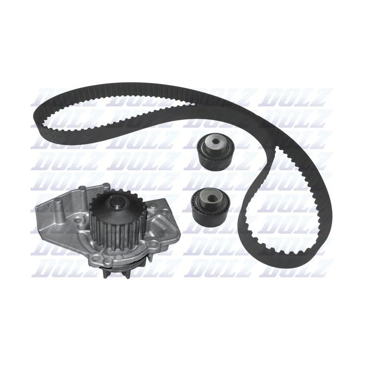 Vandens siurblio ir paskirstymo diržo komplektas DOLZ KD072