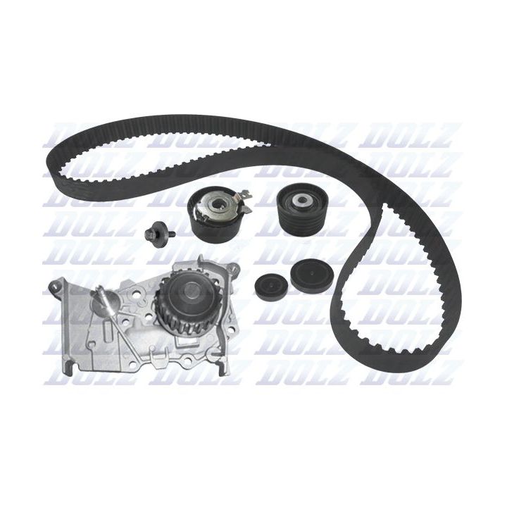 Vandens siurblio ir paskirstymo diržo komplektas DOLZ KD073