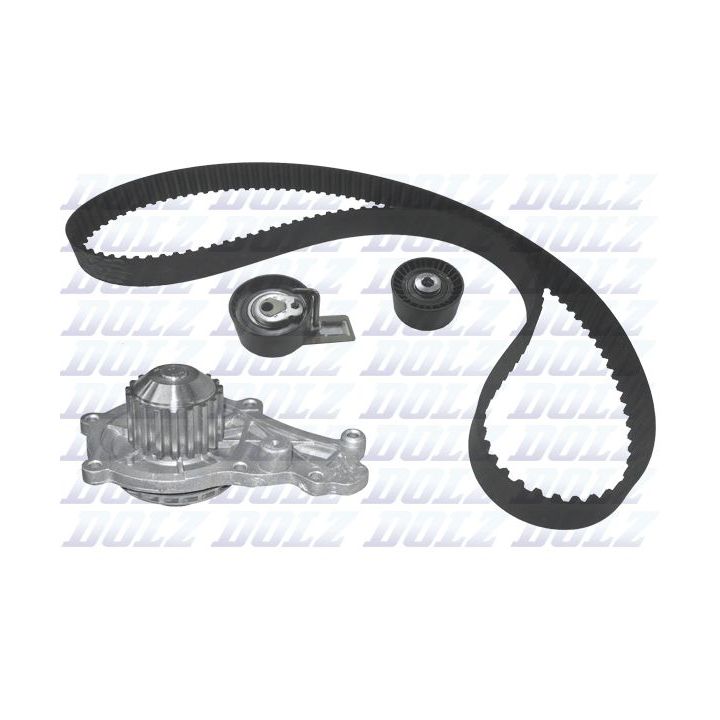 Vandens siurblio ir paskirstymo diržo komplektas DOLZ KD079