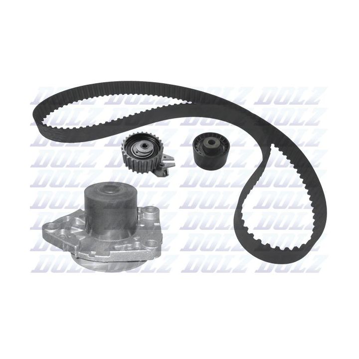 Vandens siurblio ir paskirstymo diržo komplektas DOLZ KD084