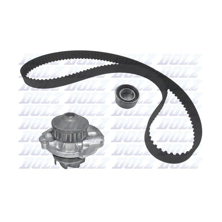 Vandens siurblio ir paskirstymo diržo komplektas DOLZ KD091