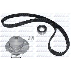 Vandens siurblio ir paskirstymo diržo komplektas DOLZ KD129