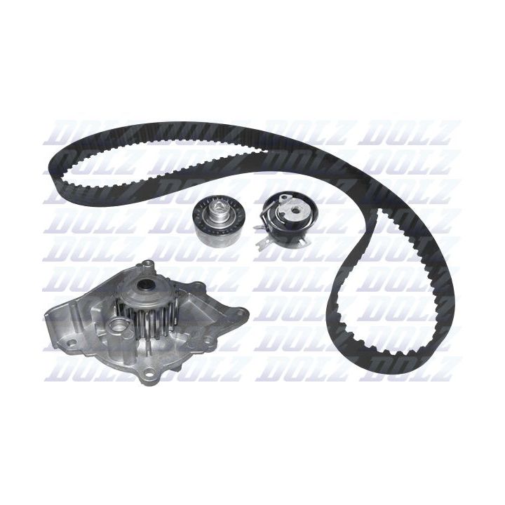 Vandens siurblio ir paskirstymo diržo komplektas DOLZ KD163