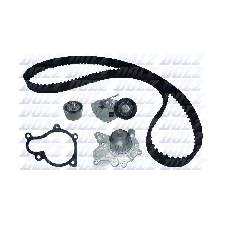 Vandens siurblio ir paskirstymo diržo komplektas DOLZ KD172