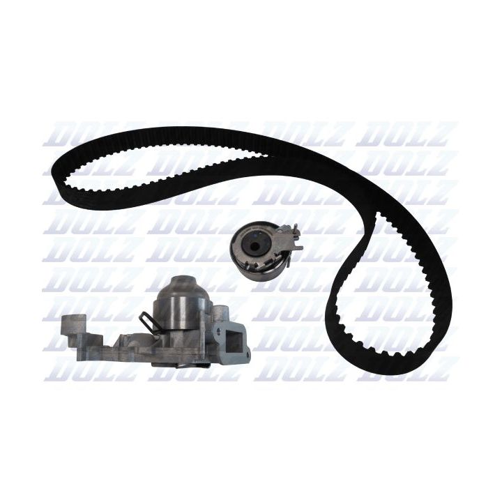 Vandens siurblio ir paskirstymo diržo komplektas DOLZ KD229