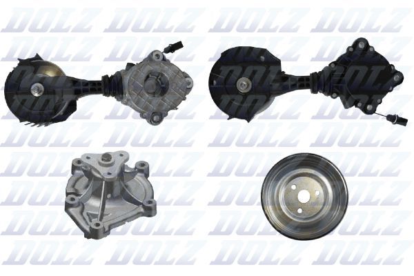 Vandens siurblys + V formos rumbuotas diržas, komplektas DOLZ KD173T