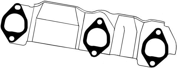 Tarpiklis, išleidimo kolektorius AJUSA 13172300