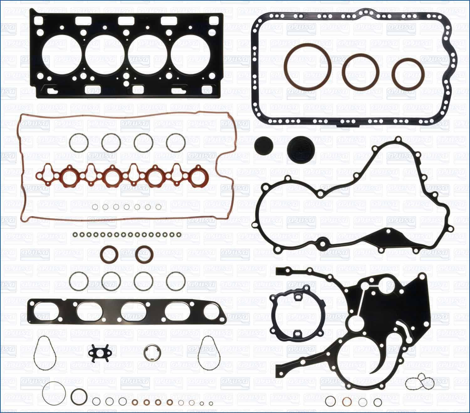 Visas tarpiklių komplektas, variklis AJUSA 50220000