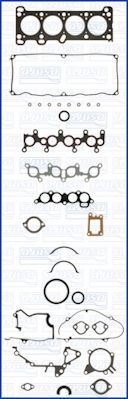 Visas tarpiklių komplektas, variklis AJUSA 50256900