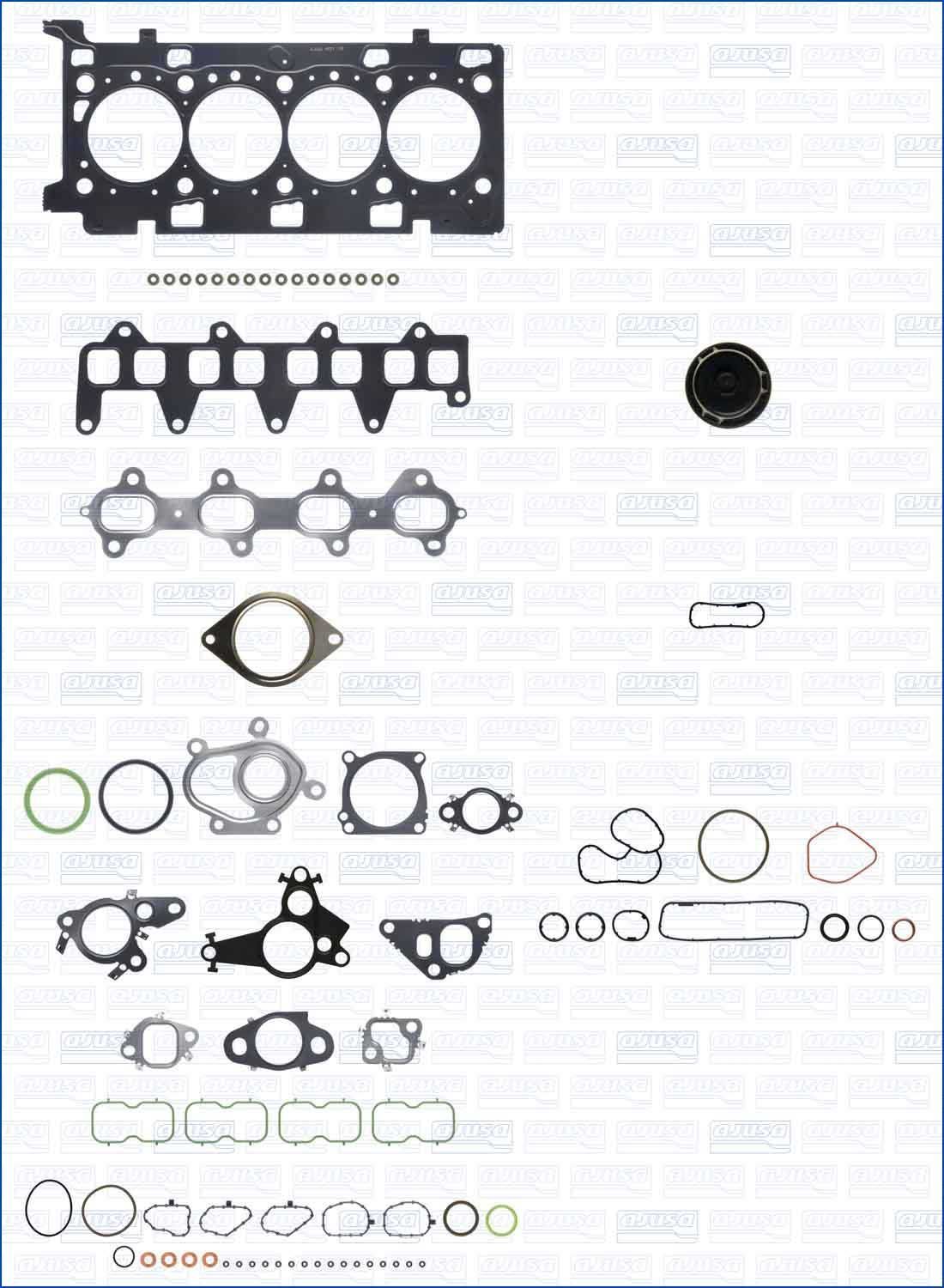 Visas tarpiklių komplektas, variklis AJUSA 50514900