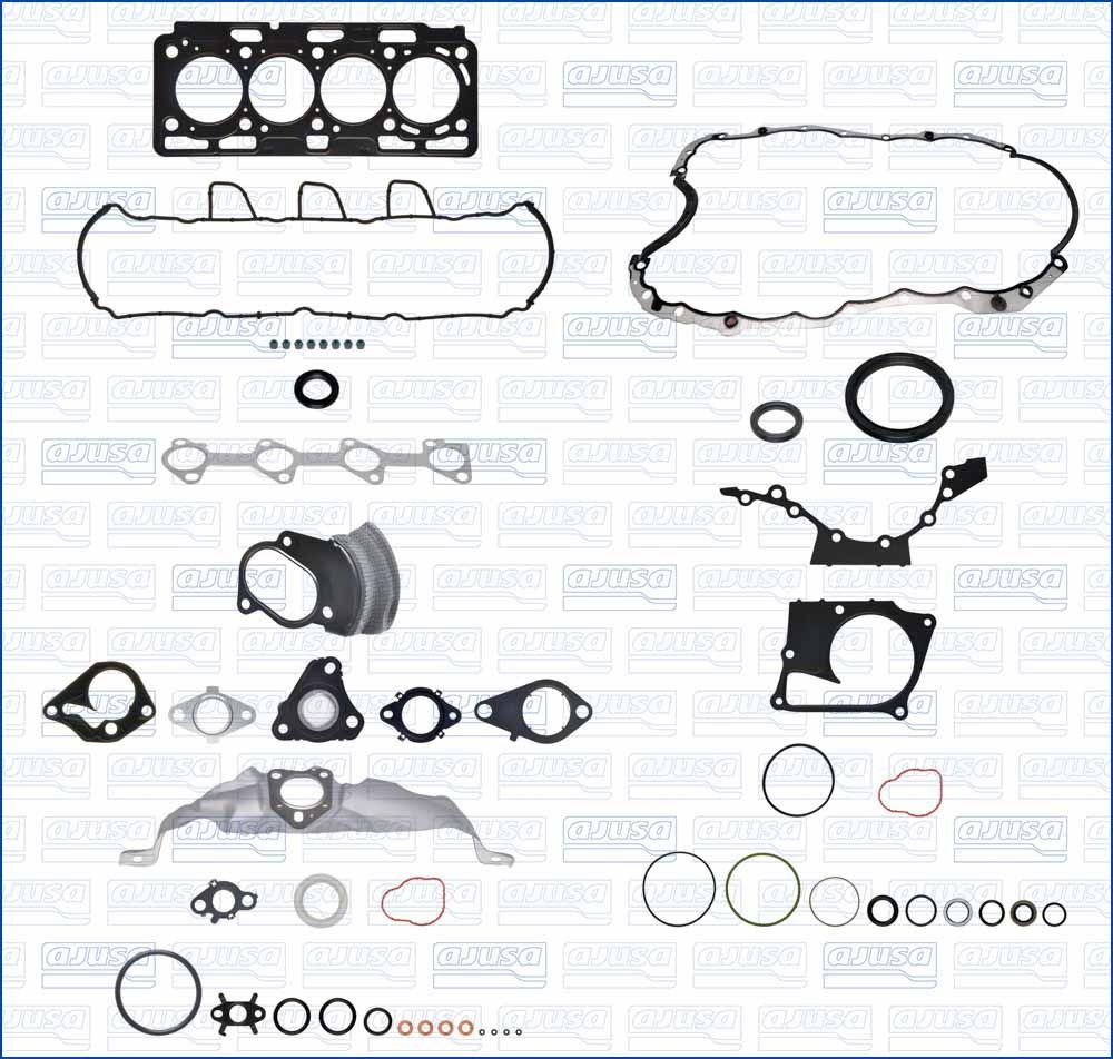 Visas tarpiklių komplektas, variklis AJUSA 50518300