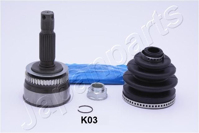 Jungčių komplektas, kardaninis velenas JAPANPARTS GI-K03