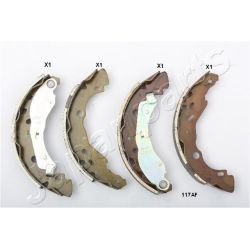 Stabdžių trinkelių komplektas JAPANPARTS GF-117AF