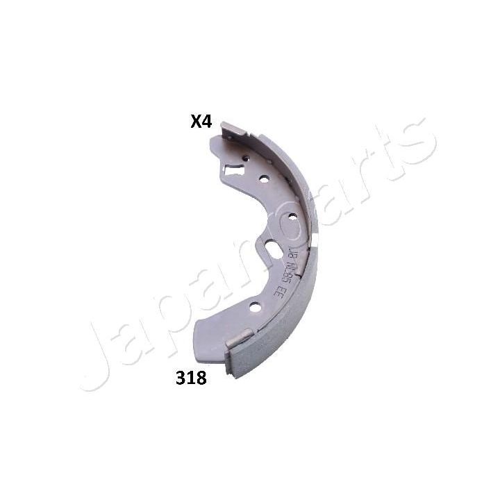 Stabdžių trinkelių komplektas JAPANPARTS GF-318AF