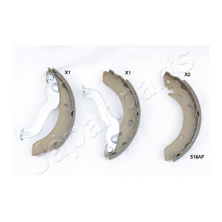 Stabdžių trinkelių komplektas JAPANPARTS GF-516AF