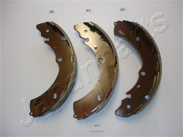 Stabdžių trinkelių komplektas JAPANPARTS GF-900AF