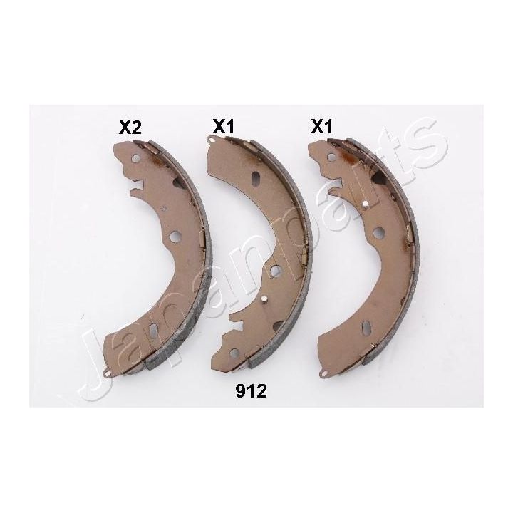 Stabdžių trinkelių komplektas JAPANPARTS GF-912AF