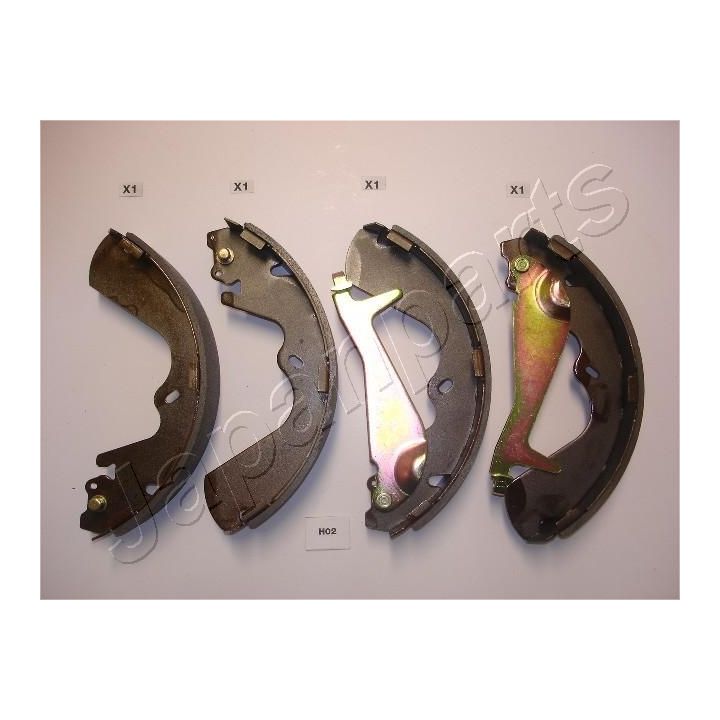 Stabdžių trinkelių komplektas JAPANPARTS GF-H02AF