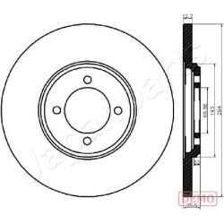 Stabdžių diskas JAPANPARTS DP-0318C