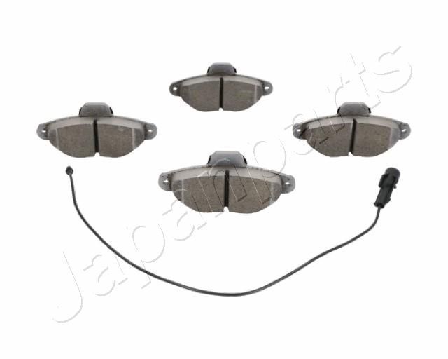 Stabdžių trinkelių rinkinys, diskinis stabdys JAPANPARTS PA-0058AF