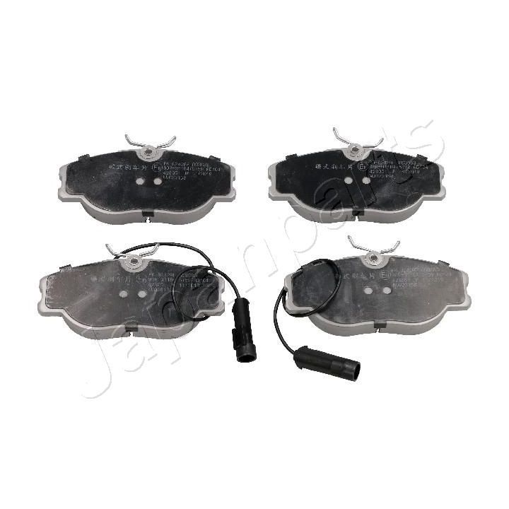 Stabdžių trinkelių rinkinys, diskinis stabdys JAPANPARTS PA-0242AF