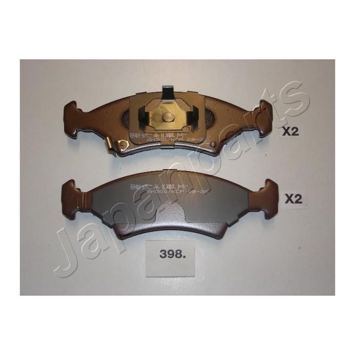 Stabdžių trinkelių rinkinys, diskinis stabdys JAPANPARTS PA-398AF