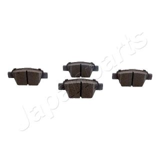 Stabdžių trinkelių rinkinys, diskinis stabdys JAPANPARTS PP-0004AF