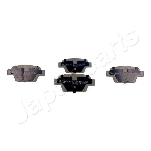 Stabdžių trinkelių rinkinys, diskinis stabdys JAPANPARTS PP-0004AF