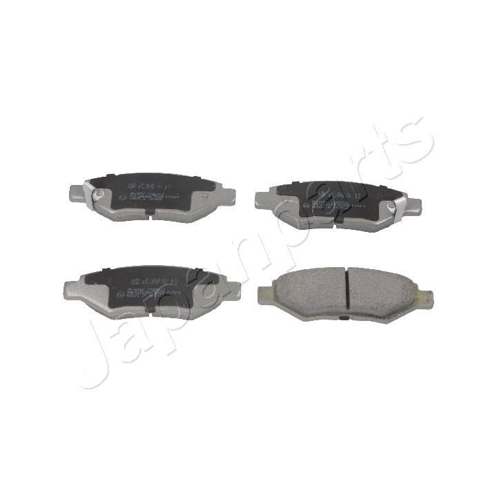 Stabdžių trinkelių rinkinys, diskinis stabdys JAPANPARTS PP-007AF