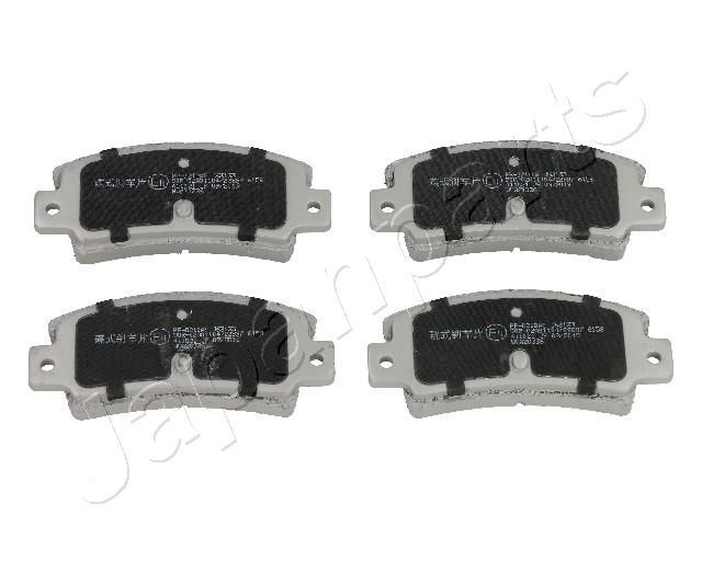Stabdžių trinkelių rinkinys, diskinis stabdys JAPANPARTS PP-0210AF