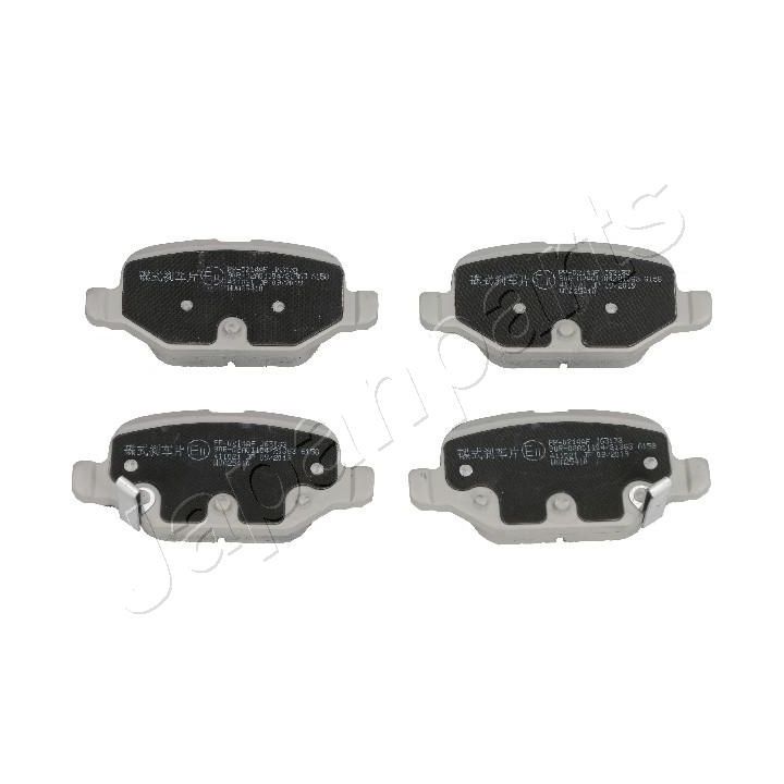 Stabdžių trinkelių rinkinys, diskinis stabdys JAPANPARTS PP-0214AF