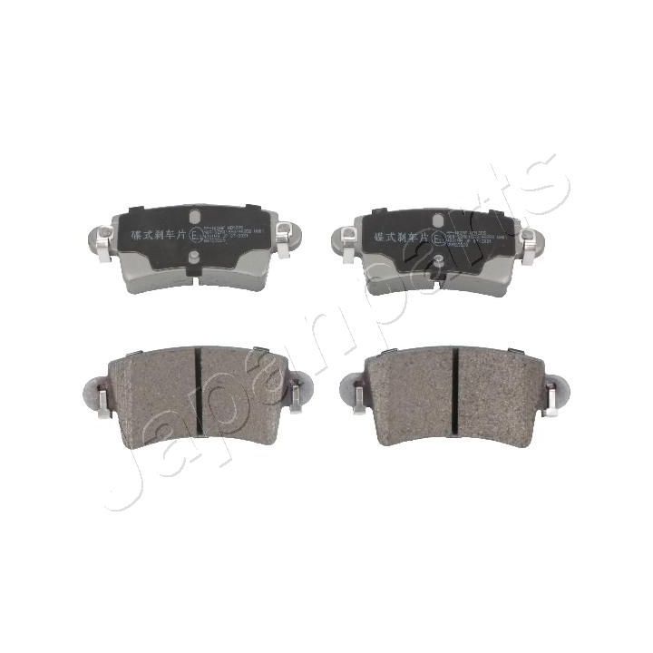 Stabdžių trinkelių rinkinys, diskinis stabdys JAPANPARTS PP-102AF