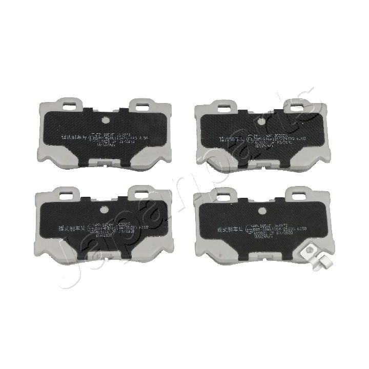 Stabdžių trinkelių rinkinys, diskinis stabdys JAPANPARTS PP-105AF