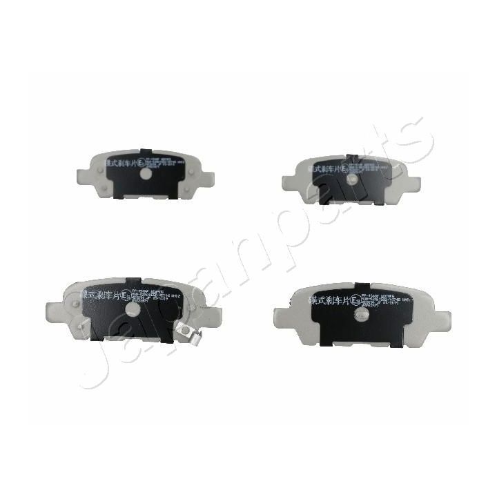 Stabdžių trinkelių rinkinys, diskinis stabdys JAPANPARTS PP-154AF