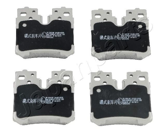 Stabdžių trinkelių rinkinys, diskinis stabdys JAPANPARTS PP-2001AF