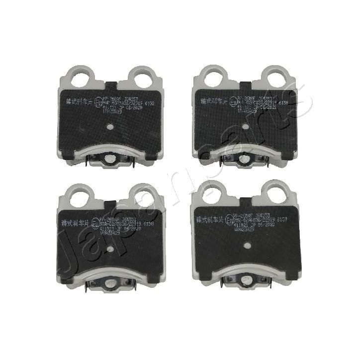 Stabdžių trinkelių rinkinys, diskinis stabdys JAPANPARTS PP-260AF