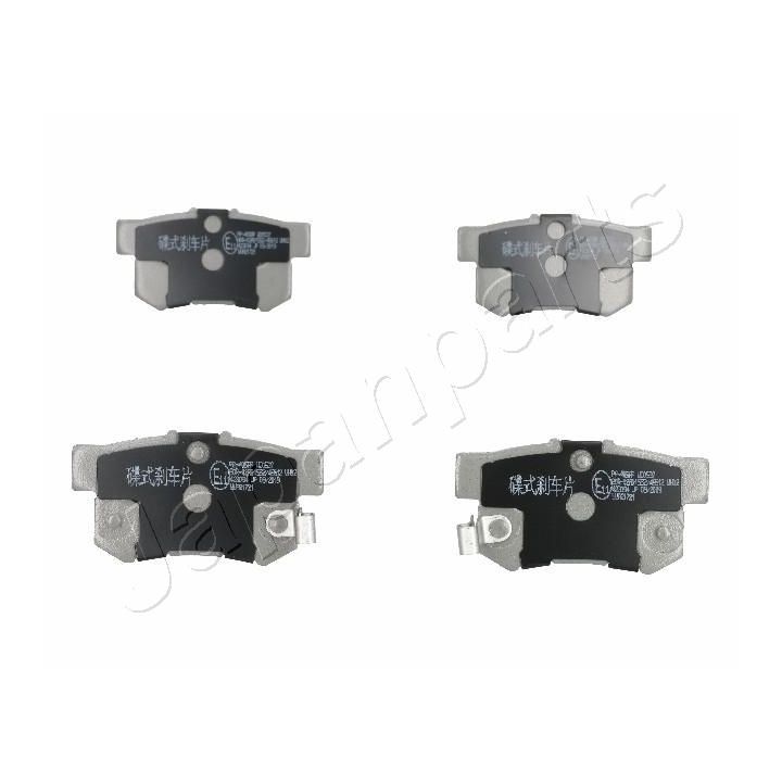 Stabdžių trinkelių rinkinys, diskinis stabdys JAPANPARTS PP-405AF