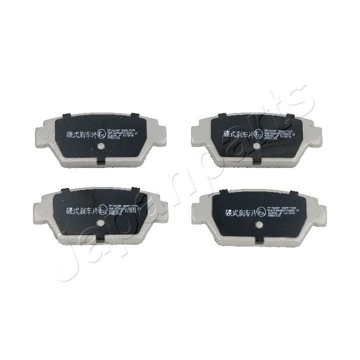 Stabdžių trinkelių rinkinys, diskinis stabdys JAPANPARTS PP-500AF