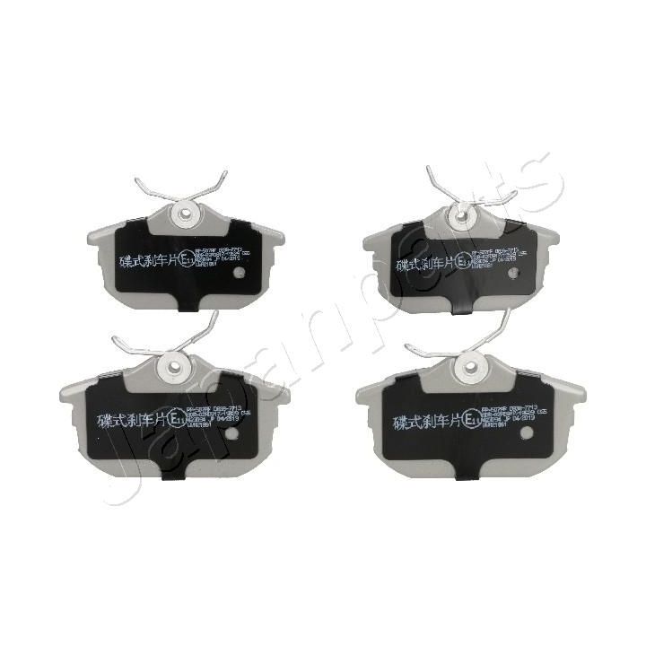 Stabdžių trinkelių rinkinys, diskinis stabdys JAPANPARTS PP-507AF