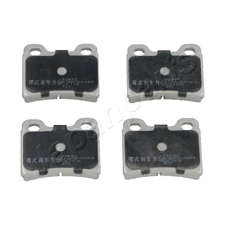 Stabdžių trinkelių rinkinys, diskinis stabdys JAPANPARTS PP-K01AF