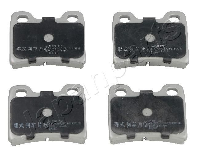 Stabdžių trinkelių rinkinys, diskinis stabdys JAPANPARTS PP-K01AF