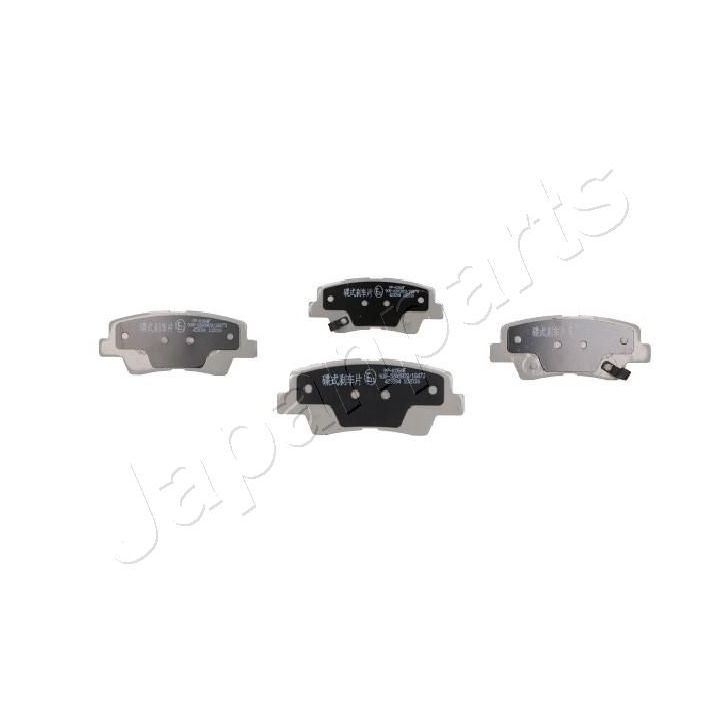 Stabdžių trinkelių rinkinys, diskinis stabdys JAPANPARTS PP-K06AF