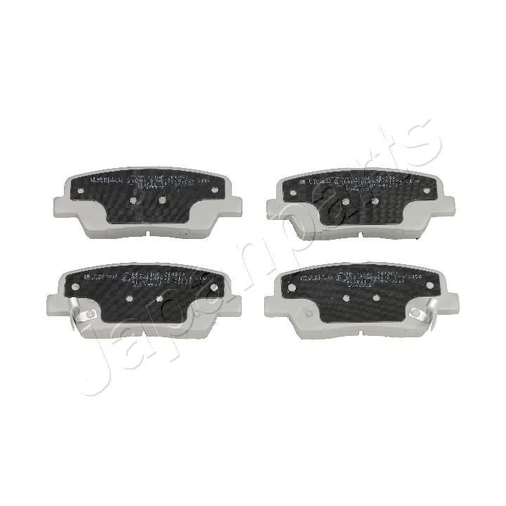 Stabdžių trinkelių rinkinys, diskinis stabdys JAPANPARTS PP-K11AF